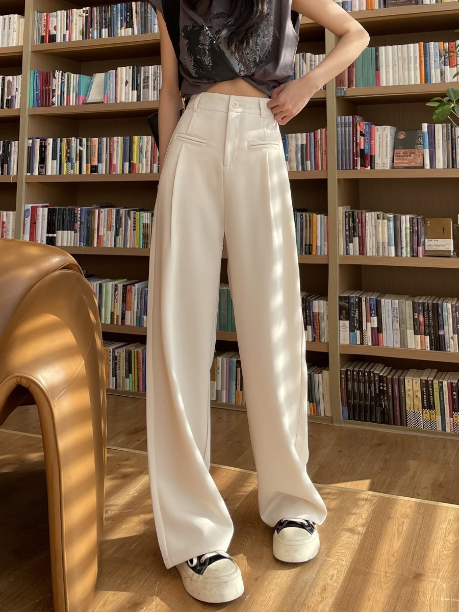 Elegant Wide-Leg High-Waist Trousers