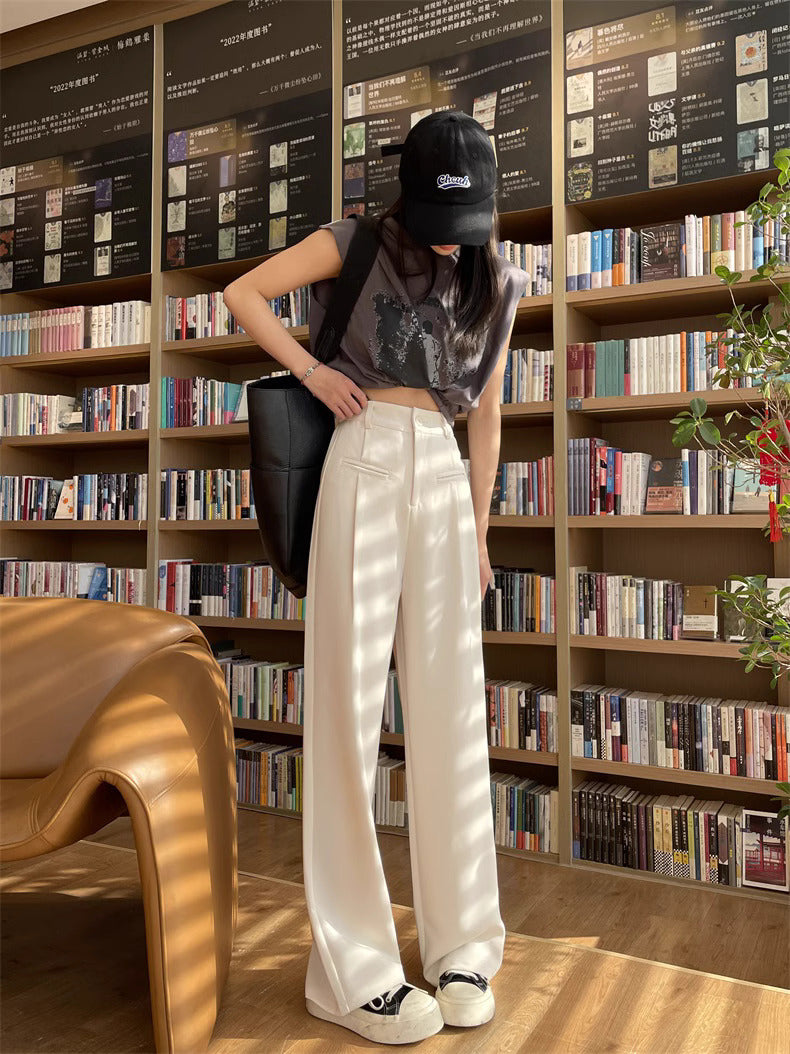 Elegant Wide-Leg High-Waist Trousers